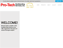 Tablet Screenshot of pro-techhardbanding.com